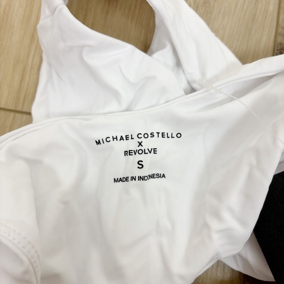 Michael Costello x REVOLVE Amerie One Piece in White Size S - Picture 6 of 8